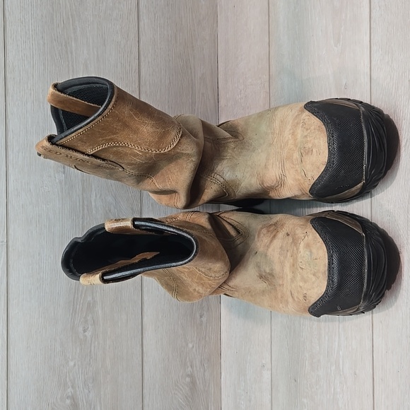 Red Wing Men's Leather Steel Toe Vibram Work Boots 4448 Shoes Sz 11D - Picture 5 of 12